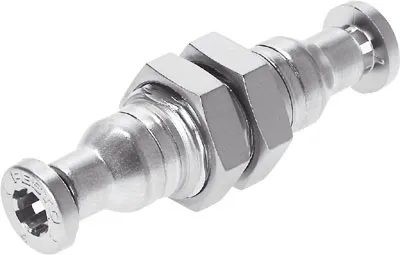 Муфта цанговая для панельного монтажа прямая Festo CRQSS-4 Муфта цанговая для панельного монтажа прямая Festo CRQSS-4