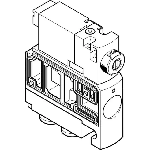 Распределитель с электроуправлением Festo CPVSC1-M1H-M-H-Q4 Распределитель с электроуправлением Festo CPVSC1-M1H-M-H-Q4
