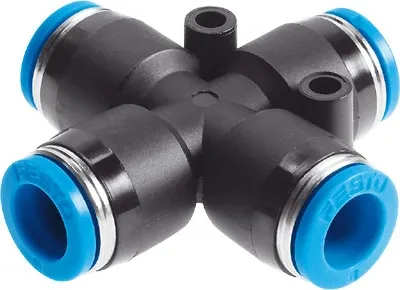 Фитинг цанговый крестообразный Festo QSX-8 Фитинг цанговый крестообразный Festo QSX-8