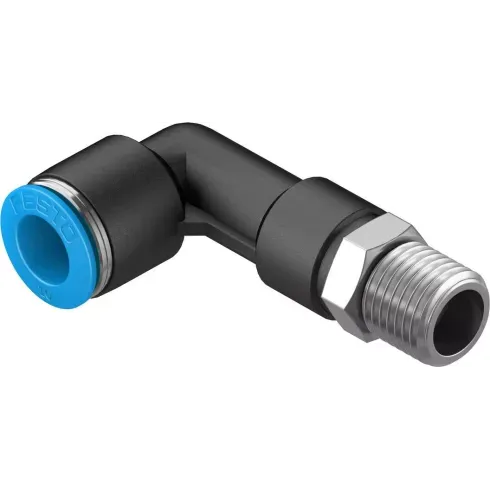 Штуцер цанговый угловой удлиненный Festo QSLL-1/4-10 Штуцер цанговый угловой удлиненный Festo QSLL-1/4-10