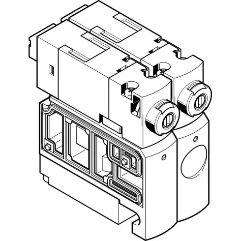 Распределитель с электроуправлением Festo CPVSC1-M1LH-J-H-Q3 Распределитель с электроуправлением Festo CPVSC1-M1LH-J-H-Q3