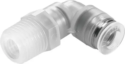 Штуцер цанговый угловой Festo NPQP-L-R14-Q4-FD-P10 Штуцер цанговый угловой Festo NPQP-L-R14-Q4-FD-P10