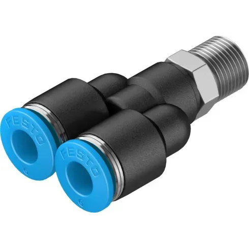 Тройник цанговый с резьбой Festo QSY-1/8-6 Тройник цанговый с резьбой Festo QSY-1/8-6