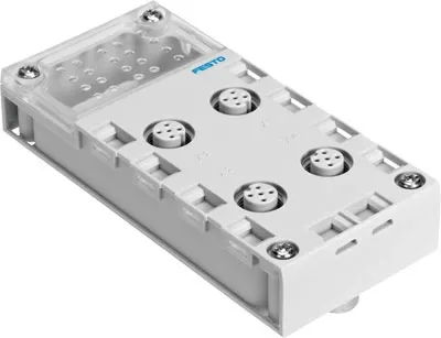 Плита для блочного монтажа Festo CPX-AB-4-M12X2-5POL Плита для блочного монтажа Festo CPX-AB-4-M12X2-5POL