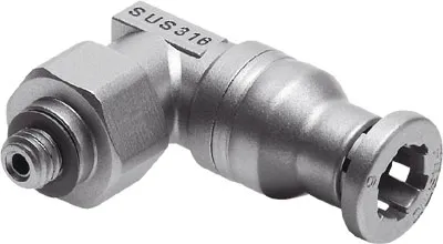 Штуцер цанговый угловой Festo CRQSL-M5-4 Штуцер цанговый угловой Festo CRQSL-M5-4