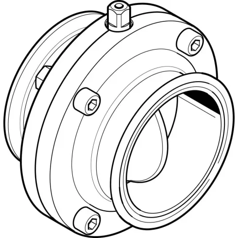 Поворотный затвор пищевой Festo VZFB-A-3-CC-V4V4E Поворотный затвор пищевой Festo VZFB-A-3-CC-V4V4E