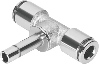 Тройник цанговый со втулкой Festo NPQM-T-Q6-S6-P10 Тройник цанговый со втулкой Festo NPQM-T-Q6-S6-P10