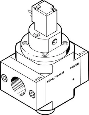 Отсечной распределитель Festo HEE-1/8-D-MINI-110 Отсечной распределитель Festo HEE-1/8-D-MINI-110