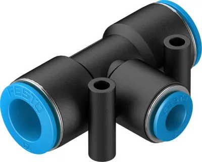Тройник цанговый переходной Festo QST-12-8 Тройник цанговый переходной Festo QST-12-8