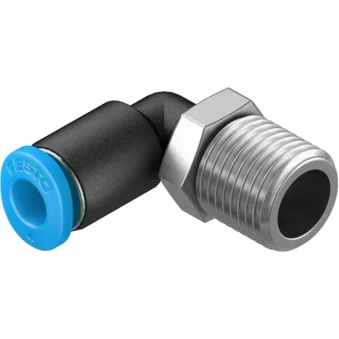 Штуцер цанговый угловой Festo QSML-1/8-4 Штуцер цанговый угловой Festo QSML-1/8-4