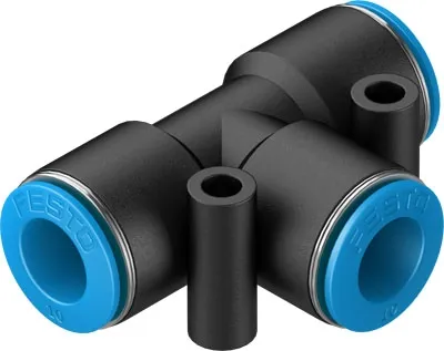 Тройник цанговый прямой Festo QST-10 Тройник цанговый прямой Festo QST-10