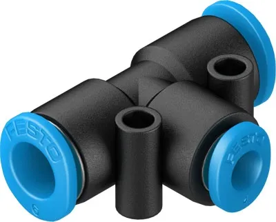 Тройник цанговый переходной Festo QSMT-6-4 Тройник цанговый переходной Festo QSMT-6-4