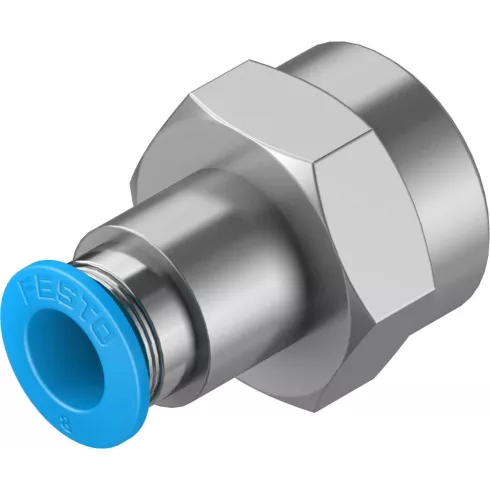 Штуцер цанговый с внутренней резьбой Festo QSF-3/8-8-B Штуцер цанговый с внутренней резьбой Festo QSF-3/8-8-B