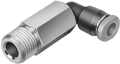 Штуцер цанговый угловой удлиненный Festo QSMLL-1/8-4 Штуцер цанговый угловой удлиненный Festo QSMLL-1/8-4