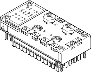 Электрический интерфейс Festo CPX-CTEL-2-M12-5POL-LK Электрический интерфейс Festo CPX-CTEL-2-M12-5POL-LK