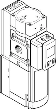 Клапан плавного пуска/быстрого выхлопа Festo MS6-SV-1/2-E-10V24-AD1 Клапан плавного пуска/быстрого выхлопа Festo MS6-SV-1/2-E-10V24-AD1