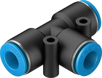 Тройник цанговый прямой Festo QST-8 Тройник цанговый прямой Festo QST-8