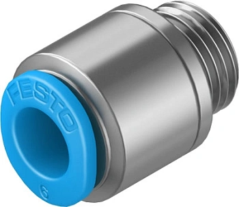 Штуцер цанговый с внешним шестигранником Festo QSM-G1/8-6-I Штуцер цанговый с внешним шестигранником Festo QSM-G1/8-6-I