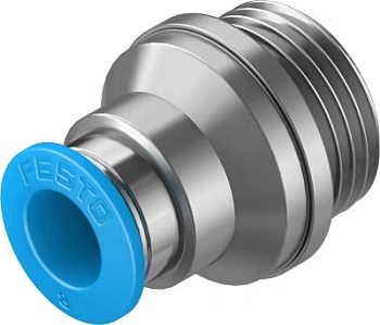 Штуцер цанговый с внешним шестигранником Festo QS-G3/8-8-I Штуцер цанговый с внешним шестигранником Festo QS-G3/8-8-I