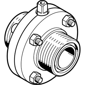 Поворотный затвор пищевой Festo VZFB-SZ-1-TT-V4V4V Поворотный затвор пищевой Festo VZFB-SZ-1-TT-V4V4V