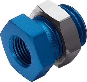 Штуцер с наружной и внутренней резьбой для панельного монтажа Festo SCM-M5 Штуцер с наружной и внутренней резьбой для панельного монтажа Festo SCM-M5