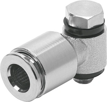 Штуцер цанговый угловой с наружным шестигранником Festo NPQM-LH-G38-Q8-P10 Штуцер цанговый угловой с наружным шестигранником Festo NPQM-LH-G38-Q8-P10