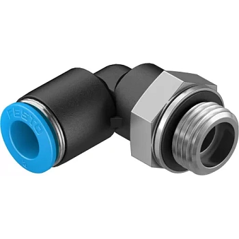 Штуцер цанговый угловой Festo QSL-G1/4-8 Штуцер цанговый угловой Festo QSL-G1/4-8
