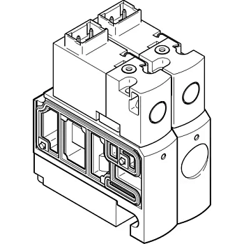 Распределитель с электроуправлением Festo CPVSC1-M5H-J-T-M5 Распределитель с электроуправлением Festo CPVSC1-M5H-J-T-M5