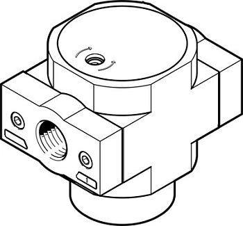 Клапан плавного пуска Festo HEL-1/2-D-MAXI Клапан плавного пуска Festo HEL-1/2-D-MAXI