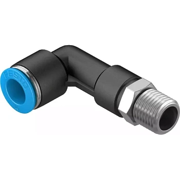 Штуцер цанговый угловой удлиненный Festo QSLL-1/4-10 Штуцер цанговый угловой удлиненный Festo QSLL-1/4-10