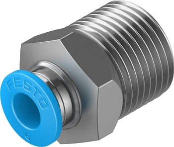 Штуцер цанговый Festo QS-3/8-6 Штуцер цанговый Festo QS-3/8-6