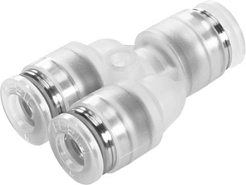Тройник цанговый прямой Festo NPQP-Y-Q10-E-FD-P10 Тройник цанговый прямой Festo NPQP-Y-Q10-E-FD-P10