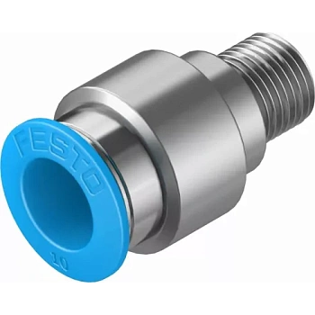 Штуцер цанговый с внешним шестигранником Festo QS-1/8-10-I Штуцер цанговый с внешним шестигранником Festo QS-1/8-10-I