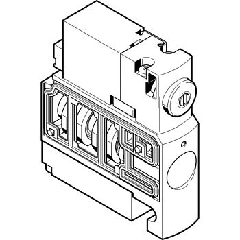 Распределитель с электроуправлением Festo CPVSC1-M1H-M-P Распределитель с электроуправлением Festo CPVSC1-M1H-M-P