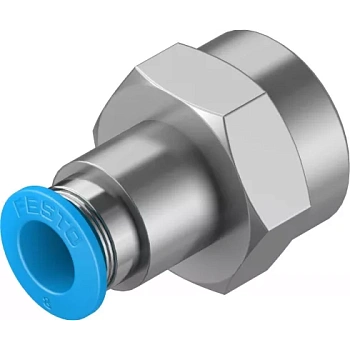 Штуцер цанговый с внутренней резьбой Festo QSF-3/8-8-B Штуцер цанговый с внутренней резьбой Festo QSF-3/8-8-B