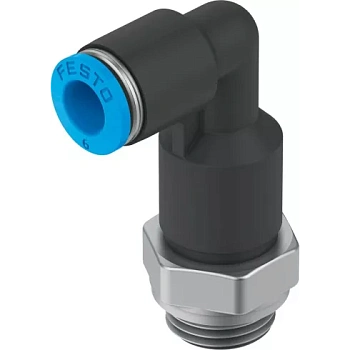 Штуцер цанговый угловой удлиненный Festo QSLL-G3/8-8 Штуцер цанговый угловой удлиненный Festo QSLL-G3/8-8