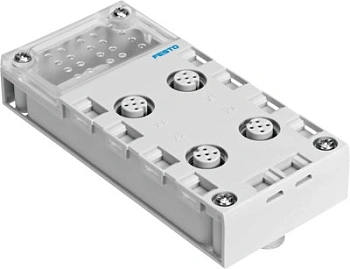 Плита для блочного монтажа Festo CPX-AB-4-M12X2-5POL Плита для блочного монтажа Festo CPX-AB-4-M12X2-5POL