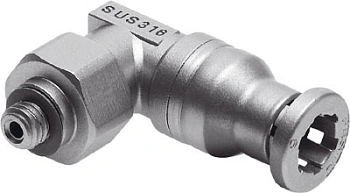 Штуцер цанговый угловой Festo CRQSL-M5-6 Штуцер цанговый угловой Festo CRQSL-M5-6