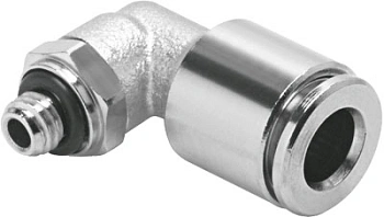 Штуцер цанговый угловой Festo NPQM-L-M5-Q6-P10 Штуцер цанговый угловой Festo NPQM-L-M5-Q6-P10