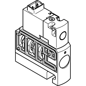Распределитель с электроуправлением Festo CPVSC1-M4H-K-T-Q4C Распределитель с электроуправлением Festo CPVSC1-M4H-K-T-Q4C