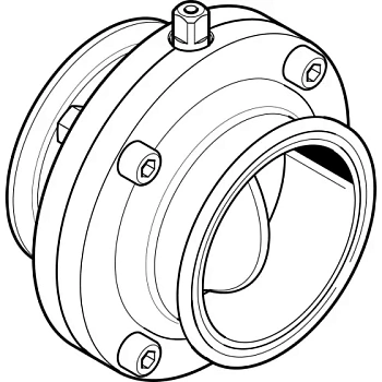 Поворотный затвор пищевой Festo VZFB-A-3-CC-V4V4E Поворотный затвор пищевой Festo VZFB-A-3-CC-V4V4E