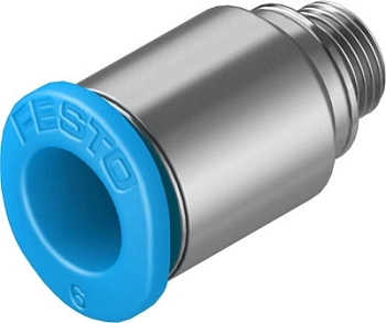 Штуцер цанговый с внешним шестигранником Festo QSM-M5-6-I Штуцер цанговый с внешним шестигранником Festo QSM-M5-6-I