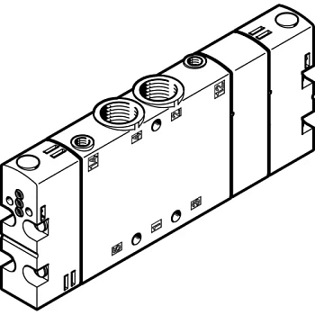 Базовый распределитель Festo CPE18-P1-5/3GS-1/4 Базовый распределитель Festo CPE18-P1-5/3GS-1/4
