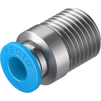 Штуцер цанговый с внешним шестигранником Festo QS-1/4-6-I Штуцер цанговый с внешним шестигранником Festo QS-1/4-6-I