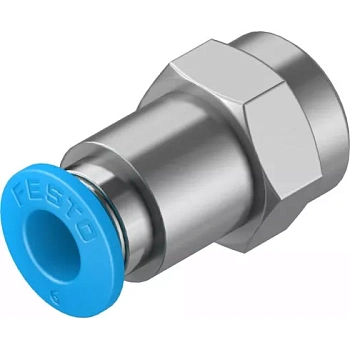 Штуцер цанговый с внутренней резьбой Festo QSF-1/8-6-B Штуцер цанговый с внутренней резьбой Festo QSF-1/8-6-B