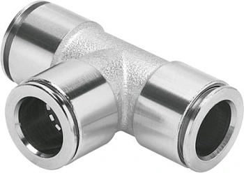Тройник цанговый прямой Festo NPQM-T-Q6-E-P10 Тройник цанговый прямой Festo NPQM-T-Q6-E-P10