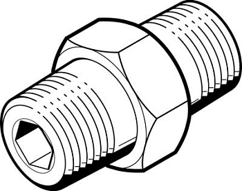 Ниппель двойной Festo ESK-1/2-1/2 Ниппель двойной Festo ESK-1/2-1/2