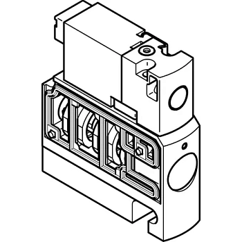 Распределитель с электроуправлением Festo CPVSC1-M1HT-D-H-M5C Распределитель с электроуправлением Festo CPVSC1-M1HT-D-H-M5C