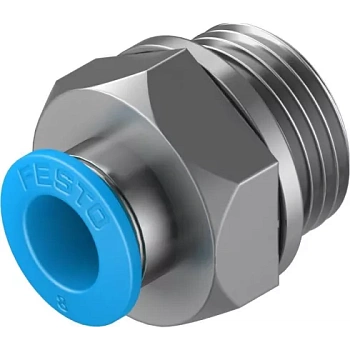 Штуцер цанговый Festo QS-G3/8-8 Штуцер цанговый Festo QS-G3/8-8
