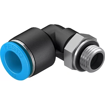 Штуцер цанговый угловой Festo QSL-G1/4-12 Штуцер цанговый угловой Festo QSL-G1/4-12